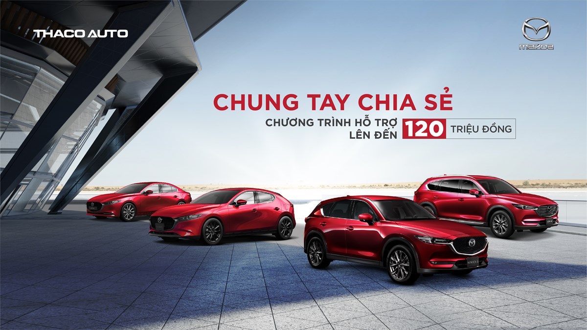 Trong bức hình này, Mazda Việt Nam tự hào giới thiệu vẻ đẹp và khả năng vận hành tuyệt vời của một chiếc xe sang trọng thương hiệu Nhật Bản.